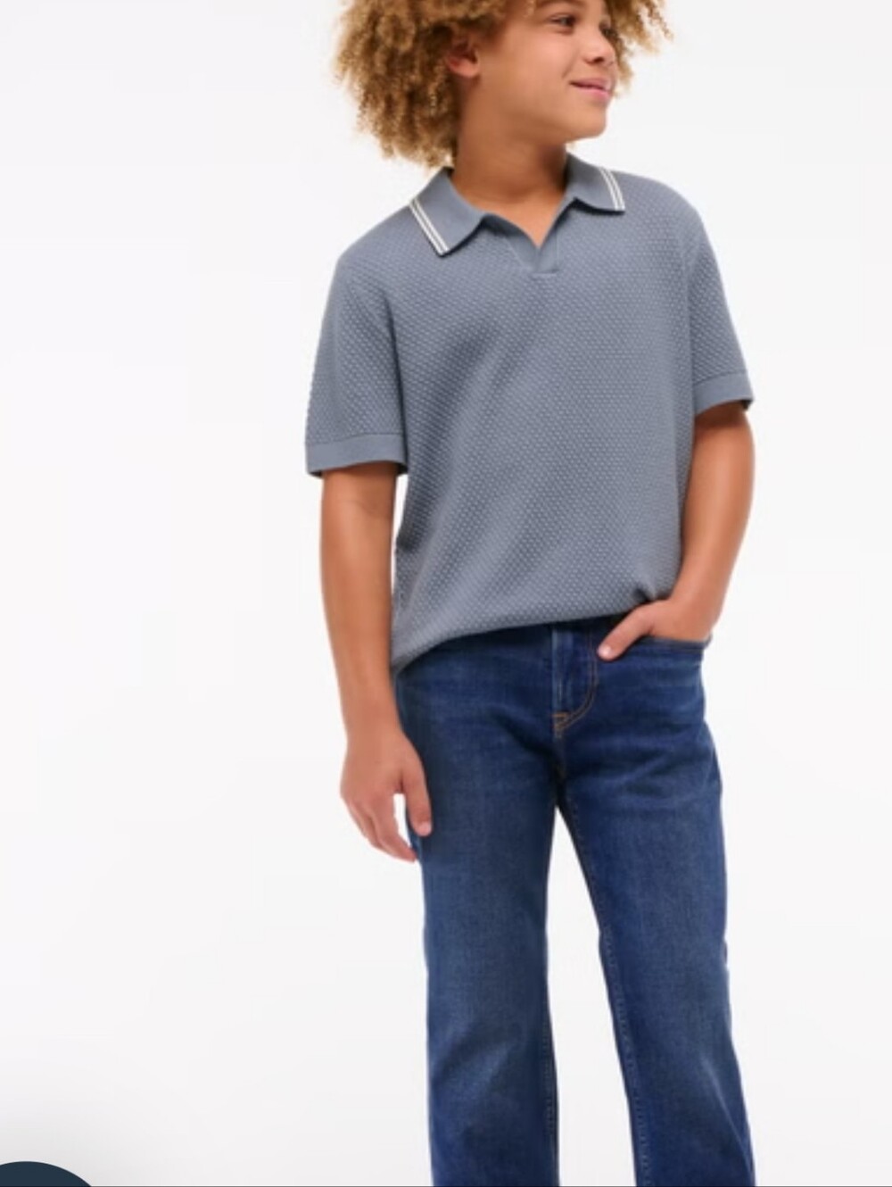 abercrombie kids Dark Blue Slim Jeans